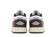AIR JORDAN 1 LOW GS MOCHA BLUE Grey