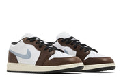 AIR JORDAN 1 LOW GS MOCHA BLUE Grey