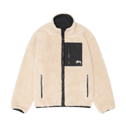 Stussy Sherpa Reversible Jacket Beige