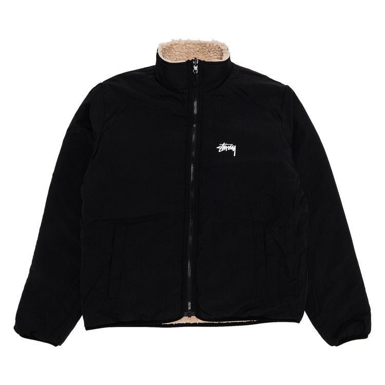 Stussy Sherpa Reversible Jacket Beige