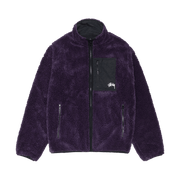 Stussy Sherpa Reversible Jacket Purple