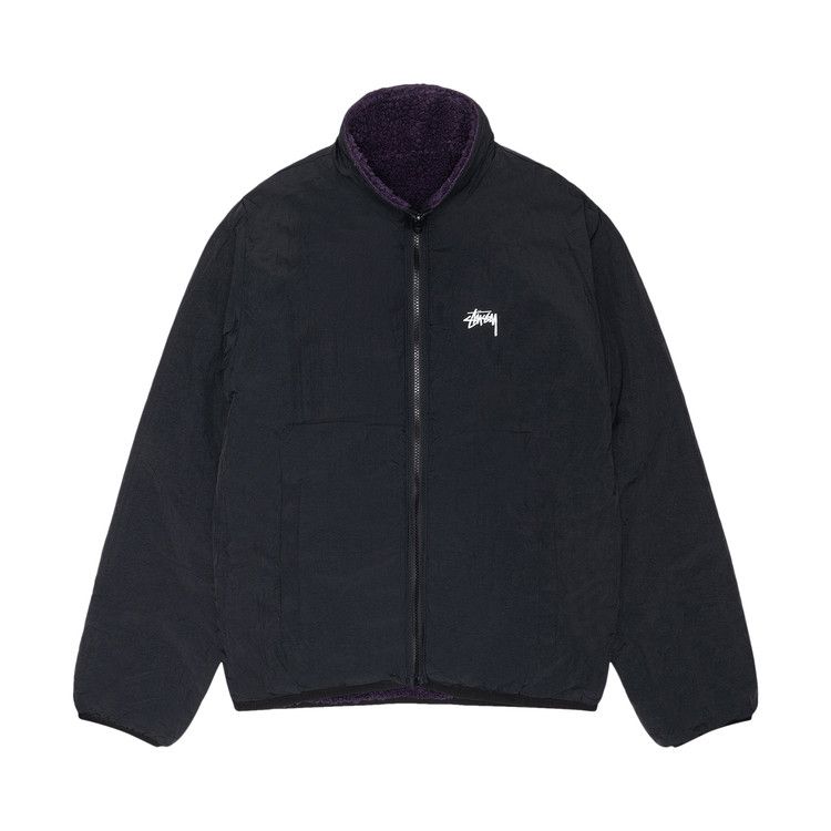 Stussy Sherpa Reversible Jacket Purple