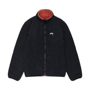 Stussy Sherpa Reversible Jacket Terracotta