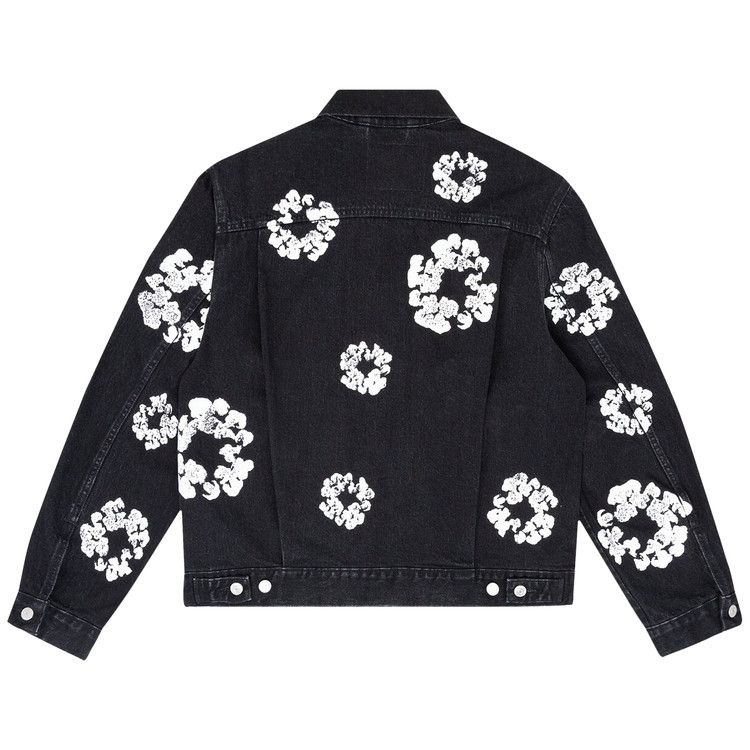 Denim Tears Type II All Over Wreath Jacket Black