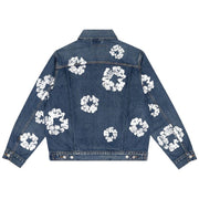 Denim Tears Type II All Over Wreath Jacket Dark Wash