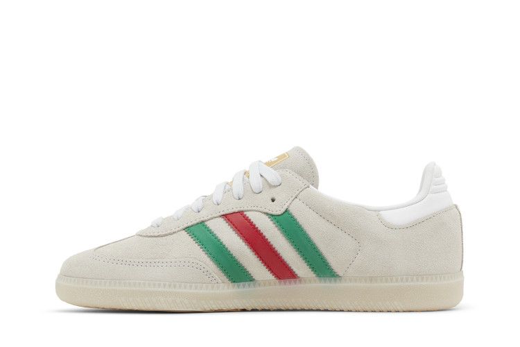 Adidas Samba OG Crystal White Green Scarlet