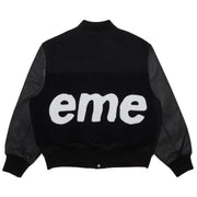 Supreme Big Logo Chenille Varsity Jacket Black