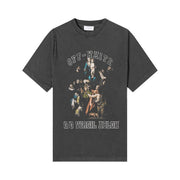 Off-White Mary Skate Shorts-Sleeve T-Shirt Black