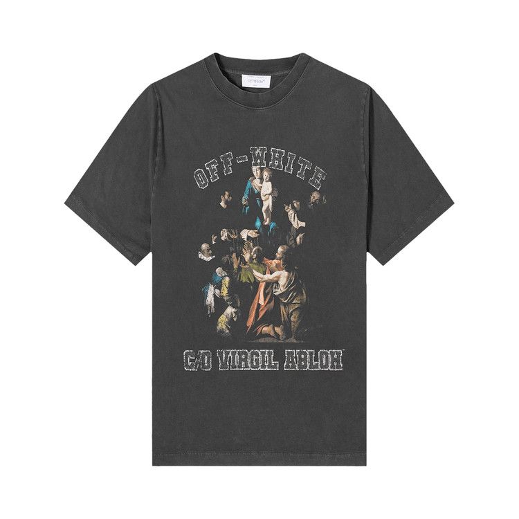 Off-White Mary Skate Shorts-Sleeve T-Shirt Black