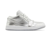 Wmns Air Jordan 1 Low SE 'Metallic Silver'