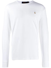 logo-embroidered long-sleeve T-Shirt