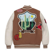 Air Jordan x Travis Scott Varsity Jacket (Asia Sizing) Antique Brown