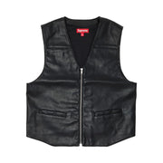 Supreme x Toy Machine Faux Leather Vest Black