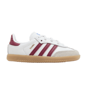 Adidas Samba OG I White Collegiate Burgundy Gum