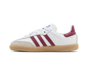 Adidas Samba OG I White Collegiate Burgundy Gum