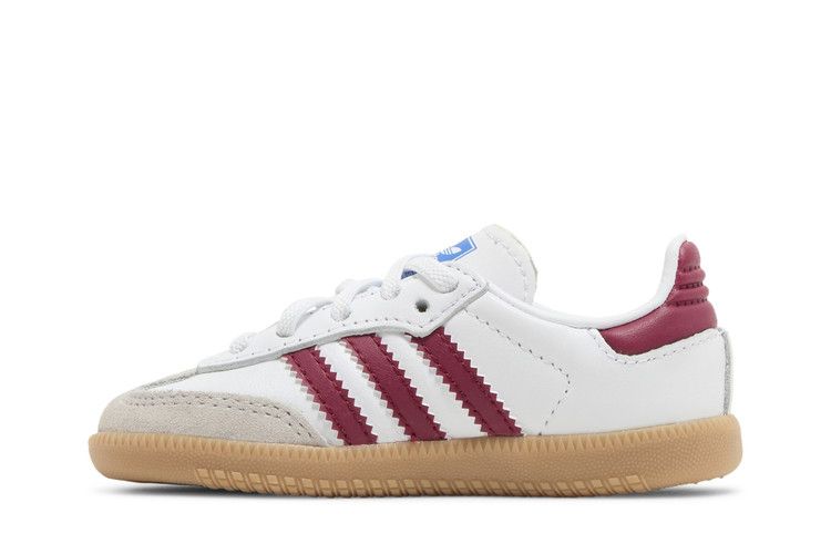 Adidas Samba OG I White Collegiate Burgundy Gum