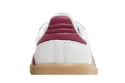 Adidas Samba OG I White Collegiate Burgundy Gum