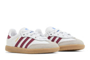 Adidas Samba OG I White Collegiate Burgundy Gum