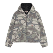 Stussy Needlepunch Work Jacket Woodland Camo