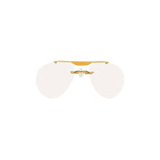 Coperni Clip On Aviator Sunglasses White