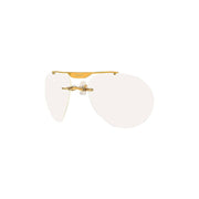 Coperni Clip On Aviator Sunglasses White