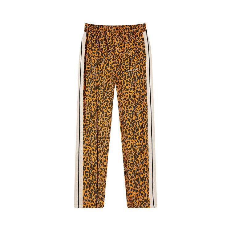 Palm Angels Cheetah Track Pants Orange/Black