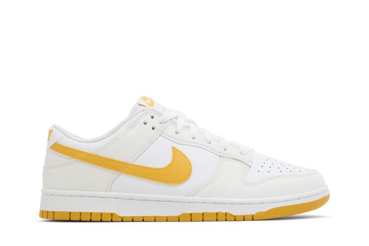 Dunk Low White University Gold