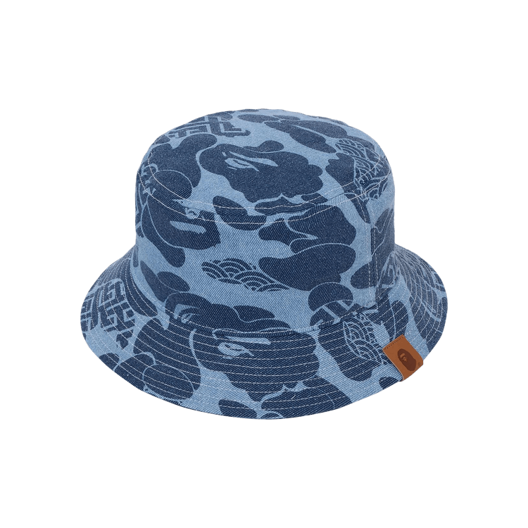 BAPE Asia Camo Denim Hat Indigo