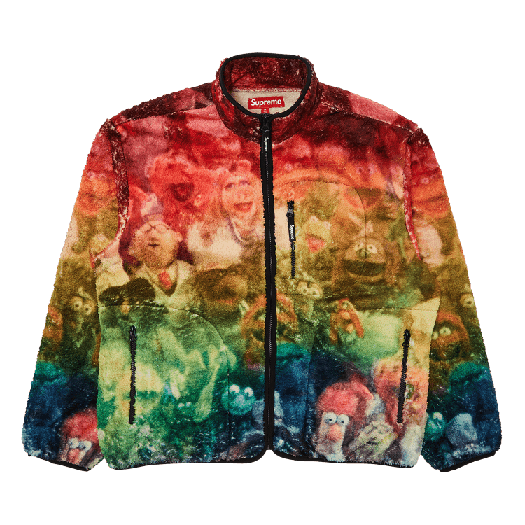 Supreme Muppets Fleece Jacket Multicolor
