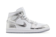 Air Jordan 1 Mid SE Metallic Silver