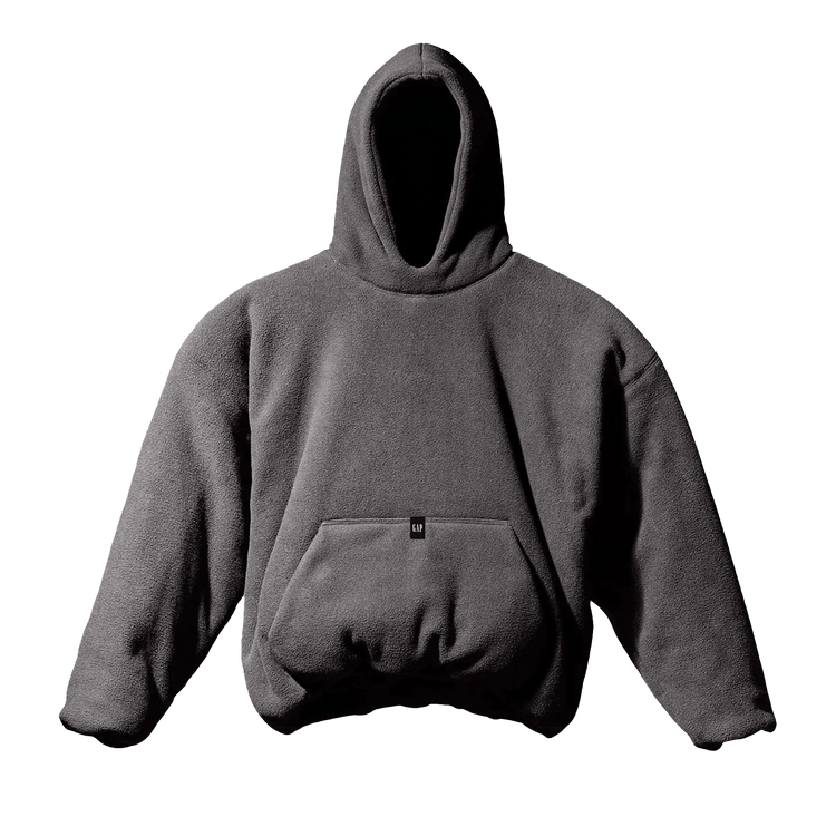 Yeezy Gap Engineered by Balenciaga Polar Fleece Padded Hoodie Dark Grey