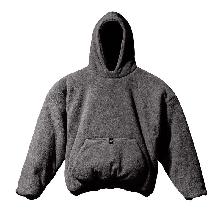 Yeezy Gap Engineered by Balenciaga Polar Fleece Padded Hoodie Dark Grey