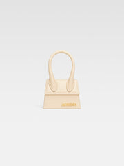 Jacquemus The Chiquito Smooth Leather Structured Bag Ivory