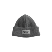 Gucci Patch Beanie Graphite