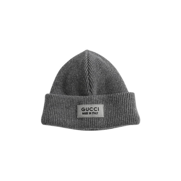 Gucci Patch Beanie Graphite