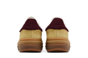 Adidas Wmns Gazelle Bold 'Almost Yellow Maroon'