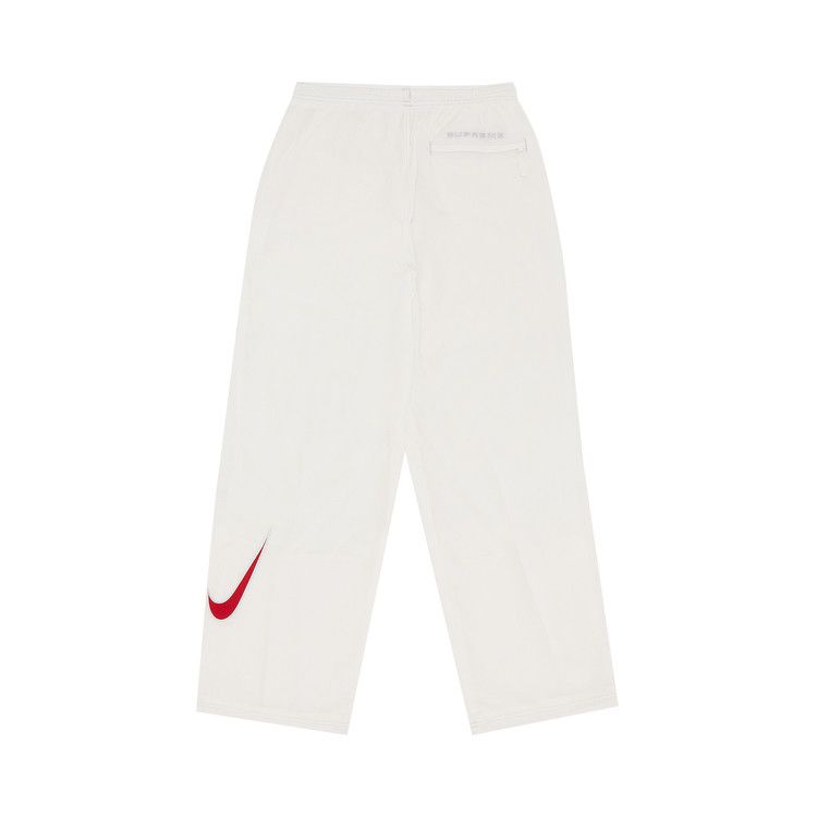 Supreme x Nike Ripstop Track Pant White