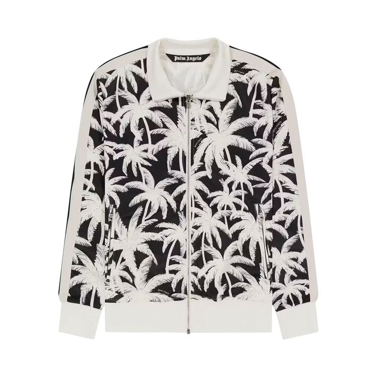Palm Angels Palms All Over Track Jacket Off White/Black
