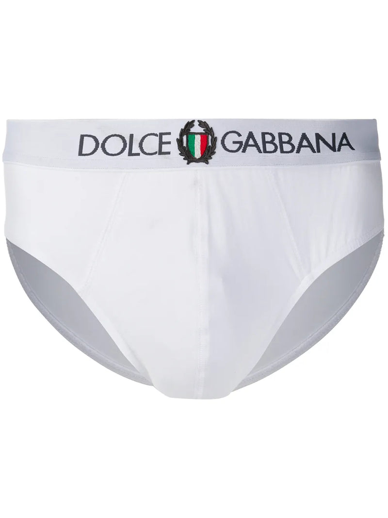 logo embroidered briefs