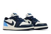 Air Jordan 1 Retro Low OG GS Obsidian UNC