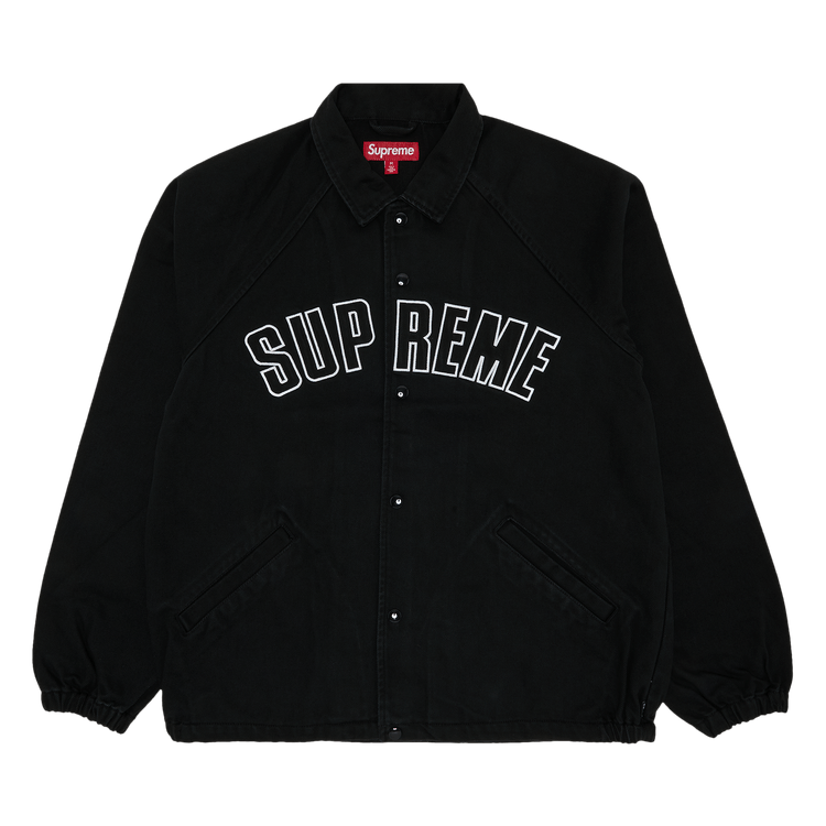 Supreme Arc Denim Coaches Jacket Black