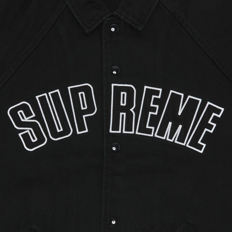 Supreme Arc Denim Coaches Jacket Black