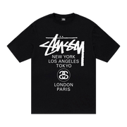 Stussy World Tour T-Shirt Black
