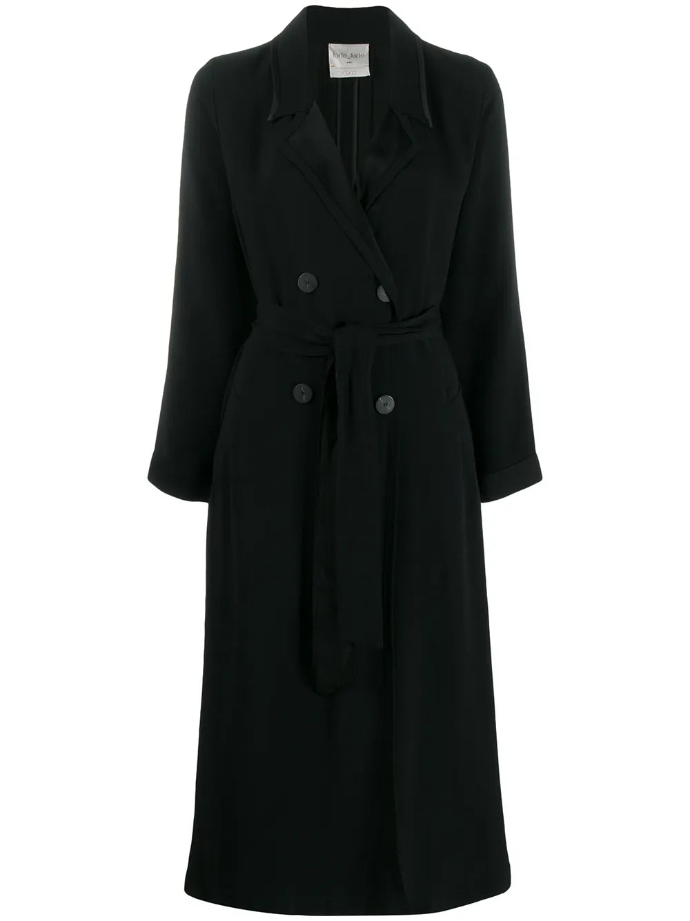 belted double-breasted coat
