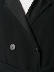 belted double-breasted coat