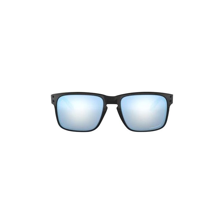 Oakley Frogskins II Sunglasses (Low Bridge) Polished Black/Prizm Deep Water