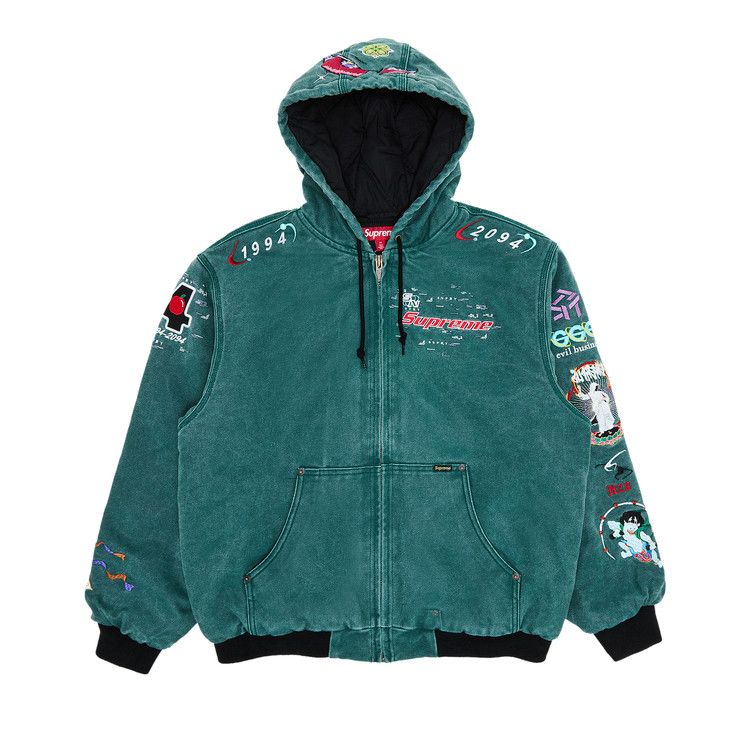Supreme AOI Hooded Work Jacket Teal