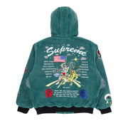 Supreme AOI Hooded Work Jacket Teal