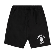 BAPE College Beach Shorts Black