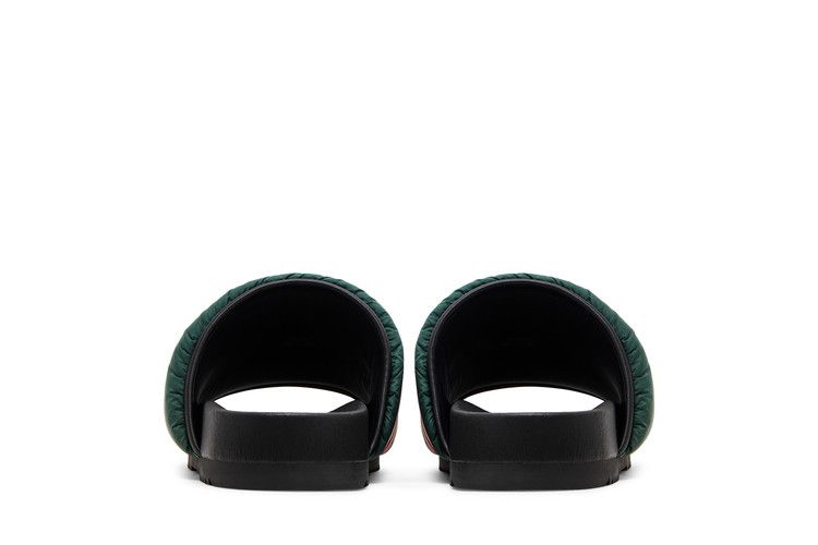 Gucci Padded Web Slide Green Red Web (Women's)